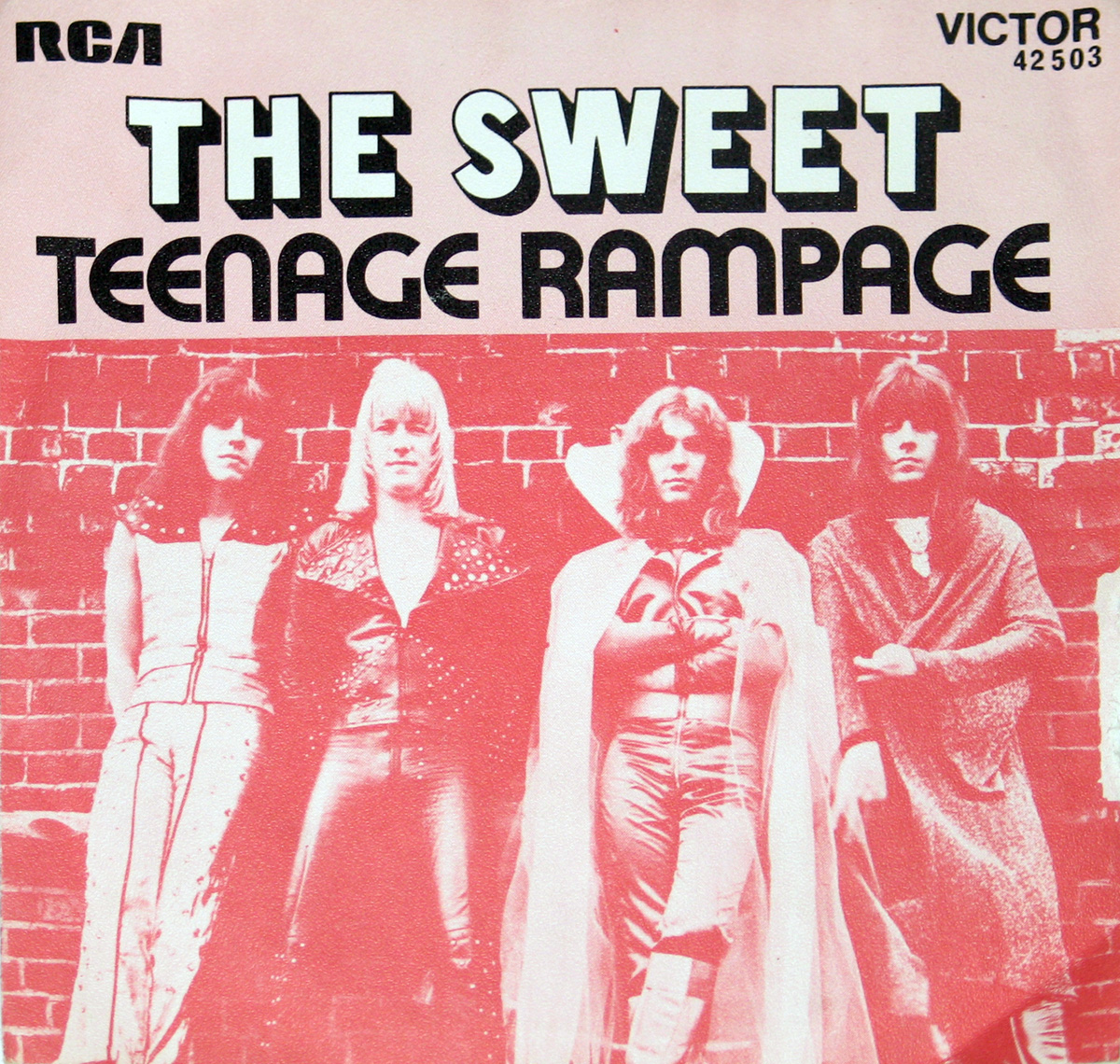 THE SWEET TEENAGE RAMPAGE 7" PS SINGLE